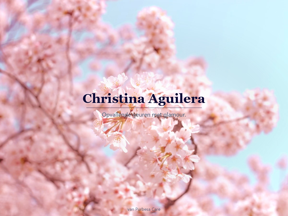 Christina Aguilera parfum bij Purbesa Care
